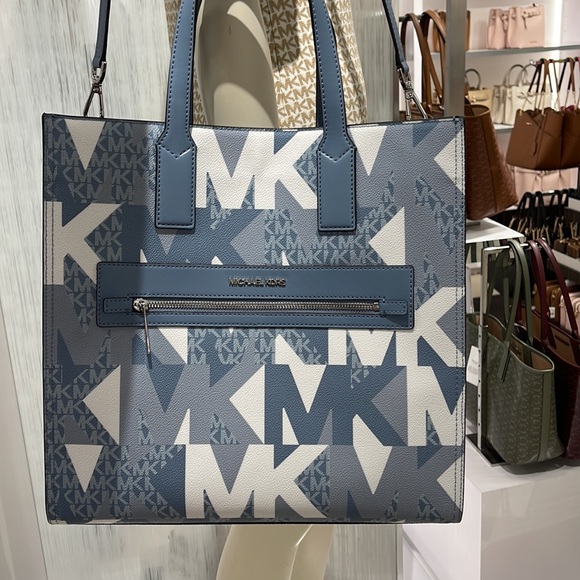 Michael Kors Kenly Large NS Tote Chambray Multi - Picture 10 of 16